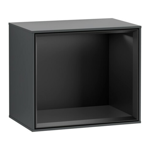 V&B Regalmodul Wandbeleuchtung Finion 41,8x35,6x27cm, Reg bla m, md bl. m Lac