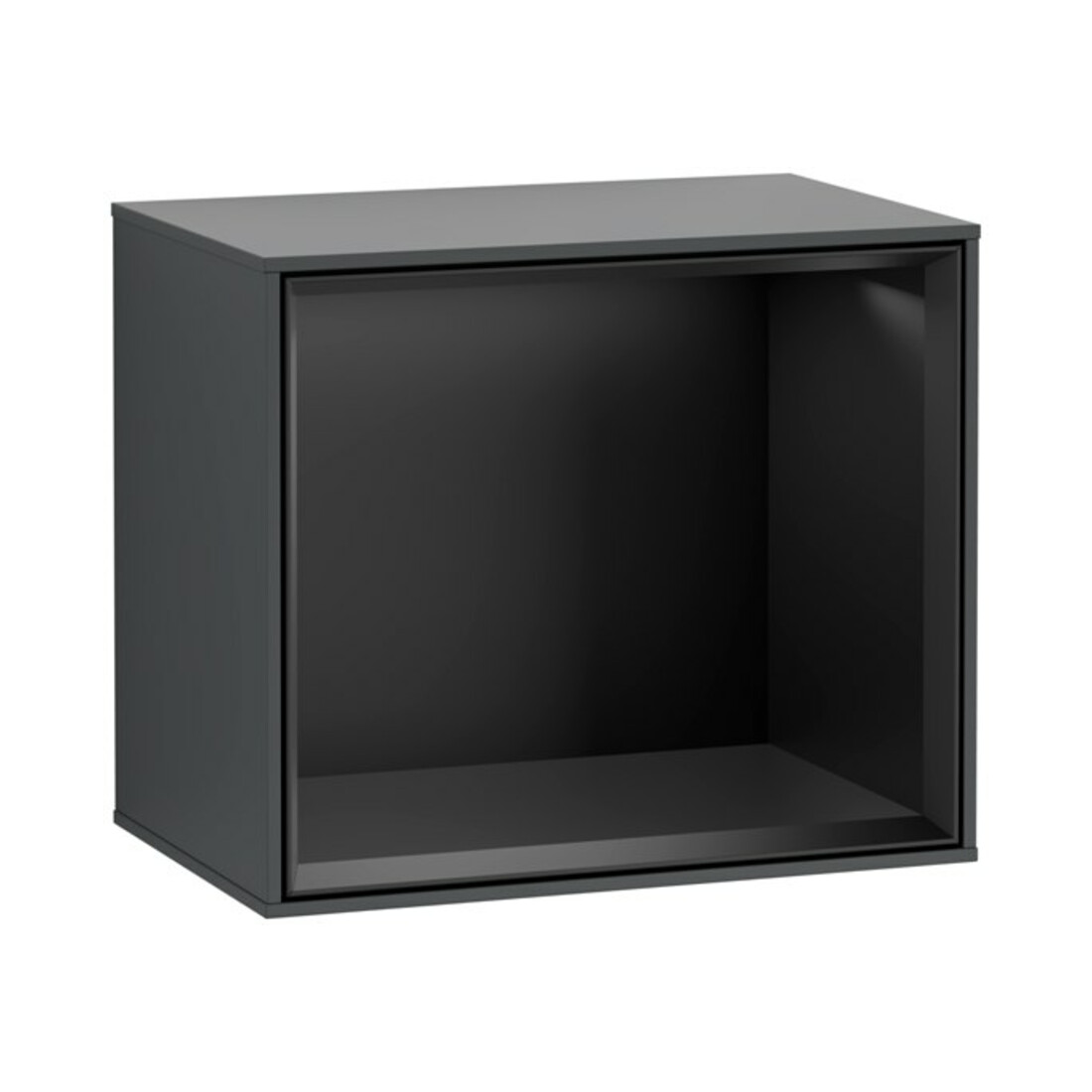 V&B Regalmodul Wandbeleuchtung Finion 41,8x35,6x27cm, Reg bla m, md bl. m Lac