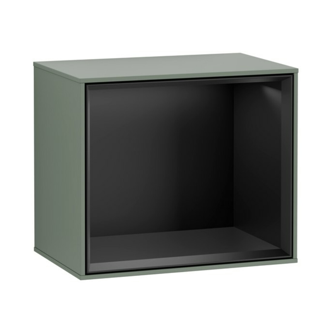V&B Regalmodul Wandbeleuchtung Finion 41,8x35,6x27cm, Reg bla m, Oli. m Lac