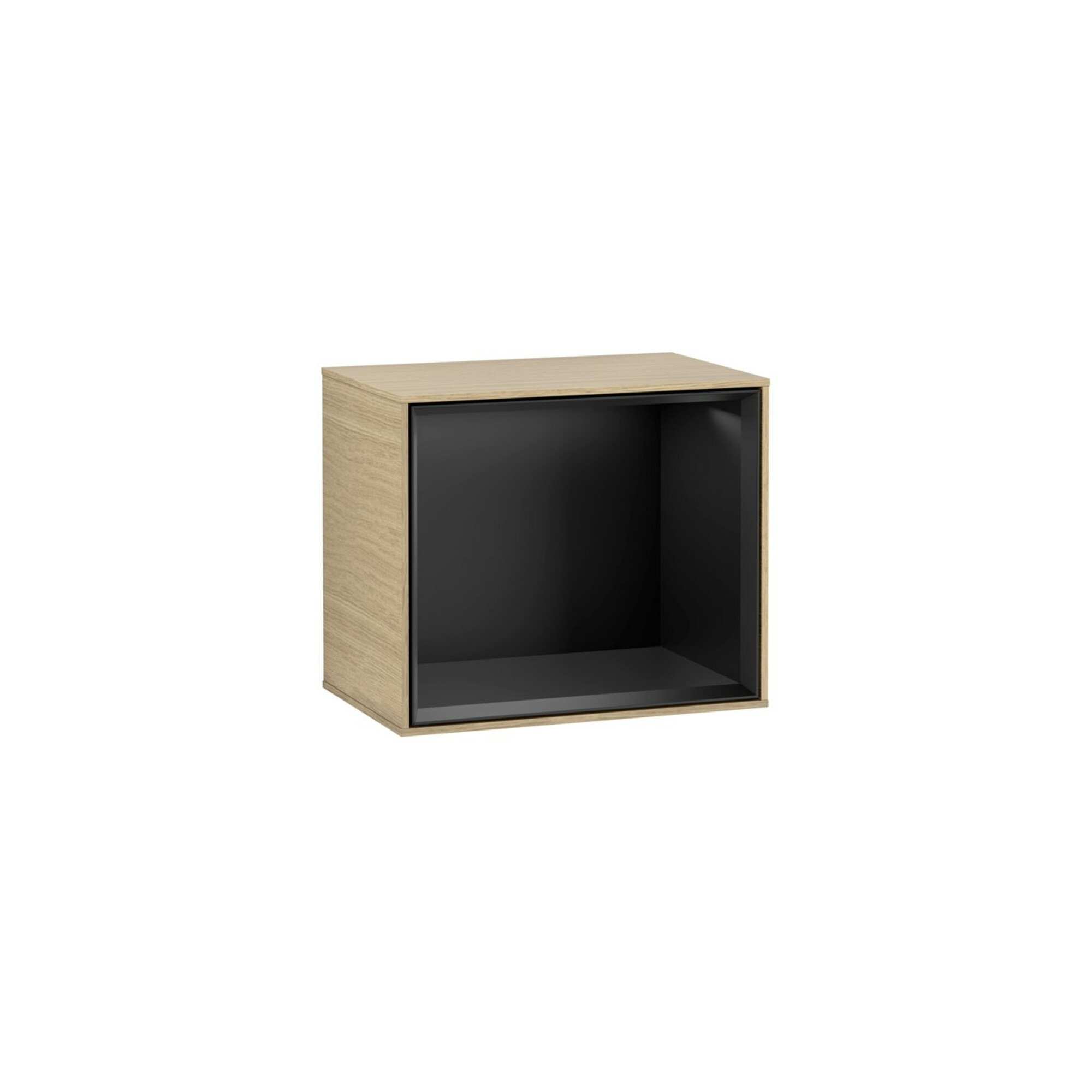 V&B Regalmodul Wandbeleuchtung Finion 41,8x35,6x27cm, Reg bla Matt, Oak Veneer ; Villeroy & Boch