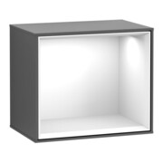 V&B Regalmodul Wandbeleuchtung Finion 41,8x35,6x27cm, Reg glo wh., Anthrac. m
