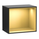 V&B Regalmodul Wandbeleuchtung Finion 41,8x35,6x27cm, Reg gol m, bla m lacquer-1