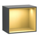 V&B Regalmodul Wandbeleuchtung Finion 41,8x35,6x27cm, Reg gol m, md bl. m Lac-1