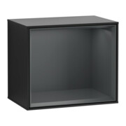 V&B Regalmodul Wandbeleuchtung Finion 41,8x35,6x27cm, Reg md bl., bla m Lac