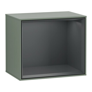 V&B Regalmodul Wandbeleuchtung Finion 41,8x35,6x27cm, Reg md bl., Oli. m Lac