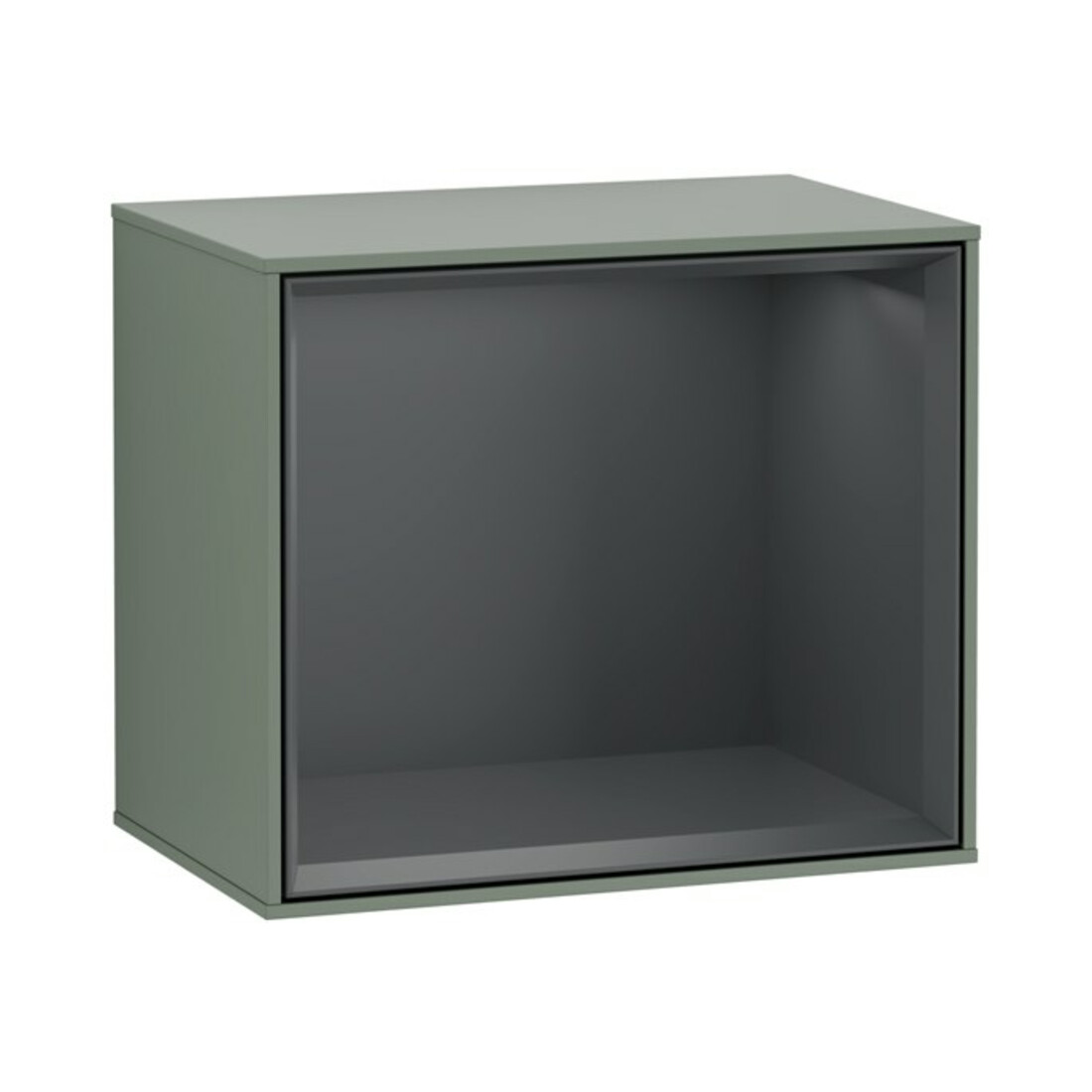 V&B Regalmodul Wandbeleuchtung Finion 41,8x35,6x27cm, Reg md bl., Oli. m Lac