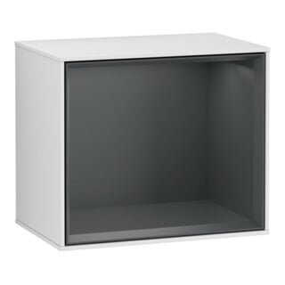 V&B Regalmodul Wandbeleuchtung Finion 41,8x35,6x27cm, Reg md bl., wh. m Lac