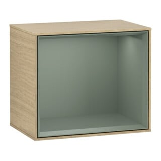 V&B Regalmodul Wandbeleuchtung Finion 41,8x35,6x27cm, Reg Oli. m, Oak Veneer