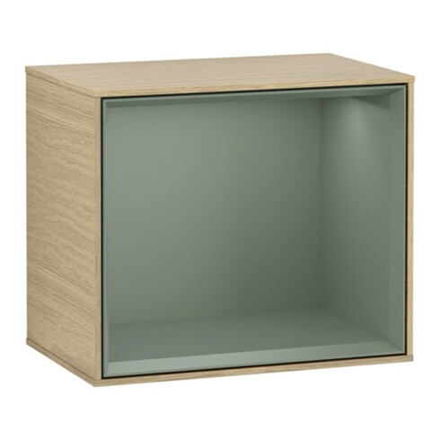 V&B Regalmodul Wandbeleuchtung Finion 41,8x35,6x27cm, Reg Oli. m, Oak Veneer