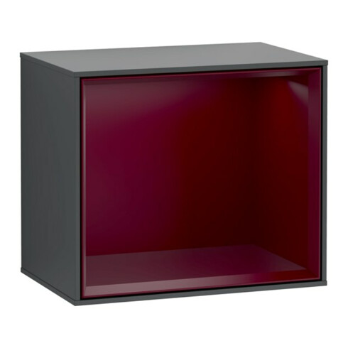 V&B Regalmodul Wandbeleuchtung Finion 41,8x35,6x27cm, Reg Peo m, md bl. m Lac