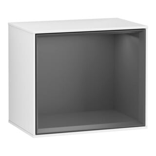 V&B Regalmodul Wandbeleuchtung Finion 41,8x35,6x27cm, Rg A m, glo wh. Lac