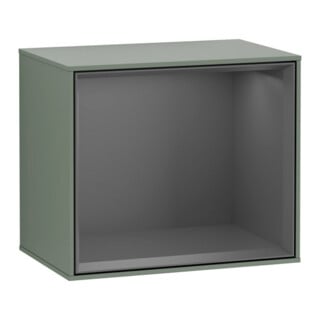 V&B Regalmodul Wandbeleuchtung Finion 41,8x35,6x27cm, Rg A m, Oli. m Lac