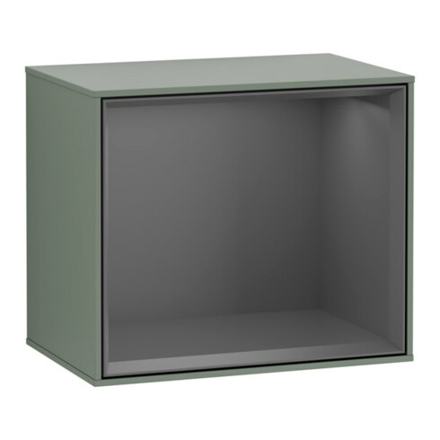 V&B Regalmodul Wandbeleuchtung Finion 41,8x35,6x27cm, Rg A m, Oli. m Lac