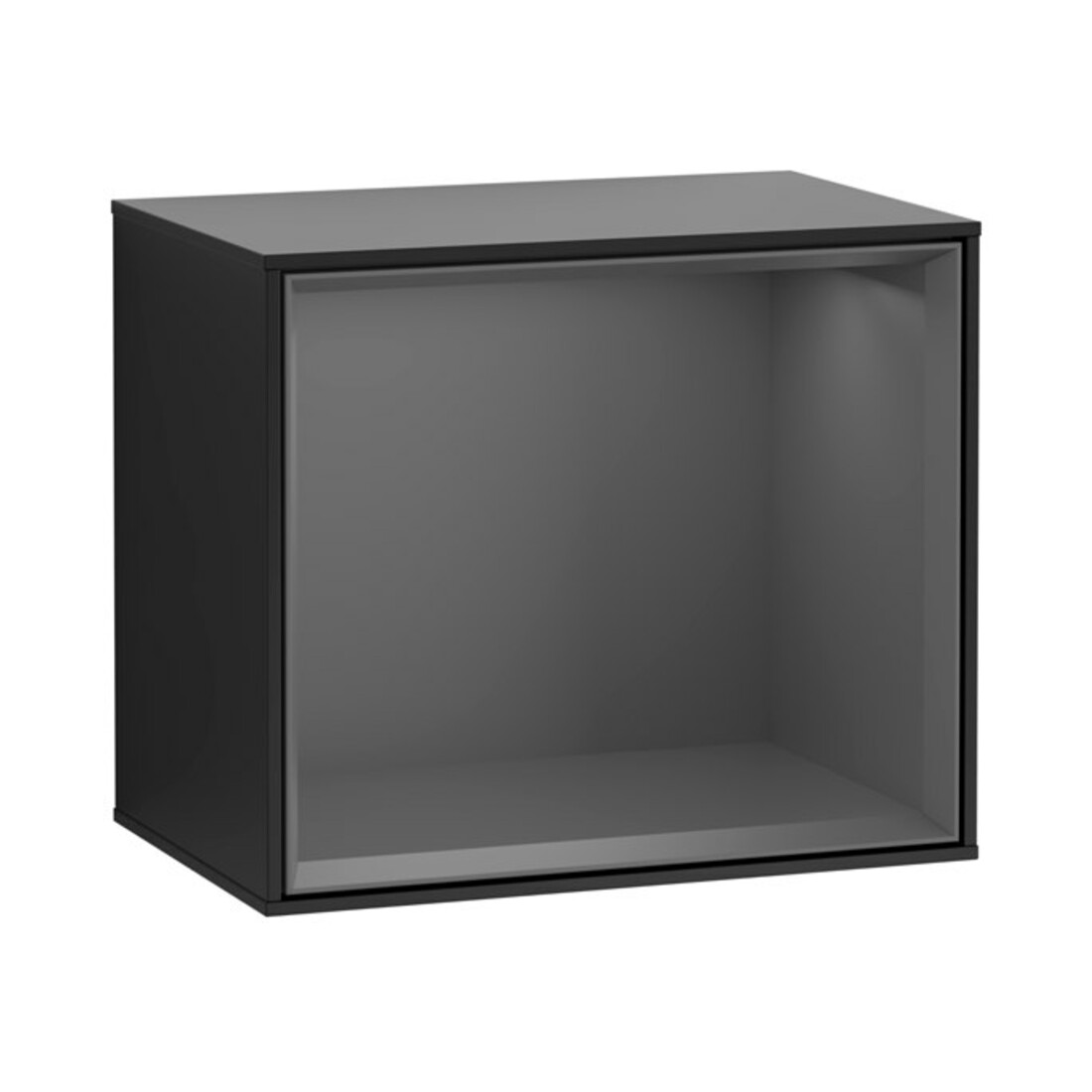 V&B Regalmodul Wandbeleuchtung Finion 41,8x35,6x27cm, Rg Anthrac. m, bla m Lac