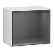 V&B Regalmodul Wandbeleuchtung Finion 41,8x35,6x27cm, Rg Anthrac. m, wh. m Lac