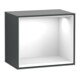 V&B Regalmodul Wandbeleuchtung Finion 41,8x35,6x27cm, Rg glo wh., md bl. m Lac-1