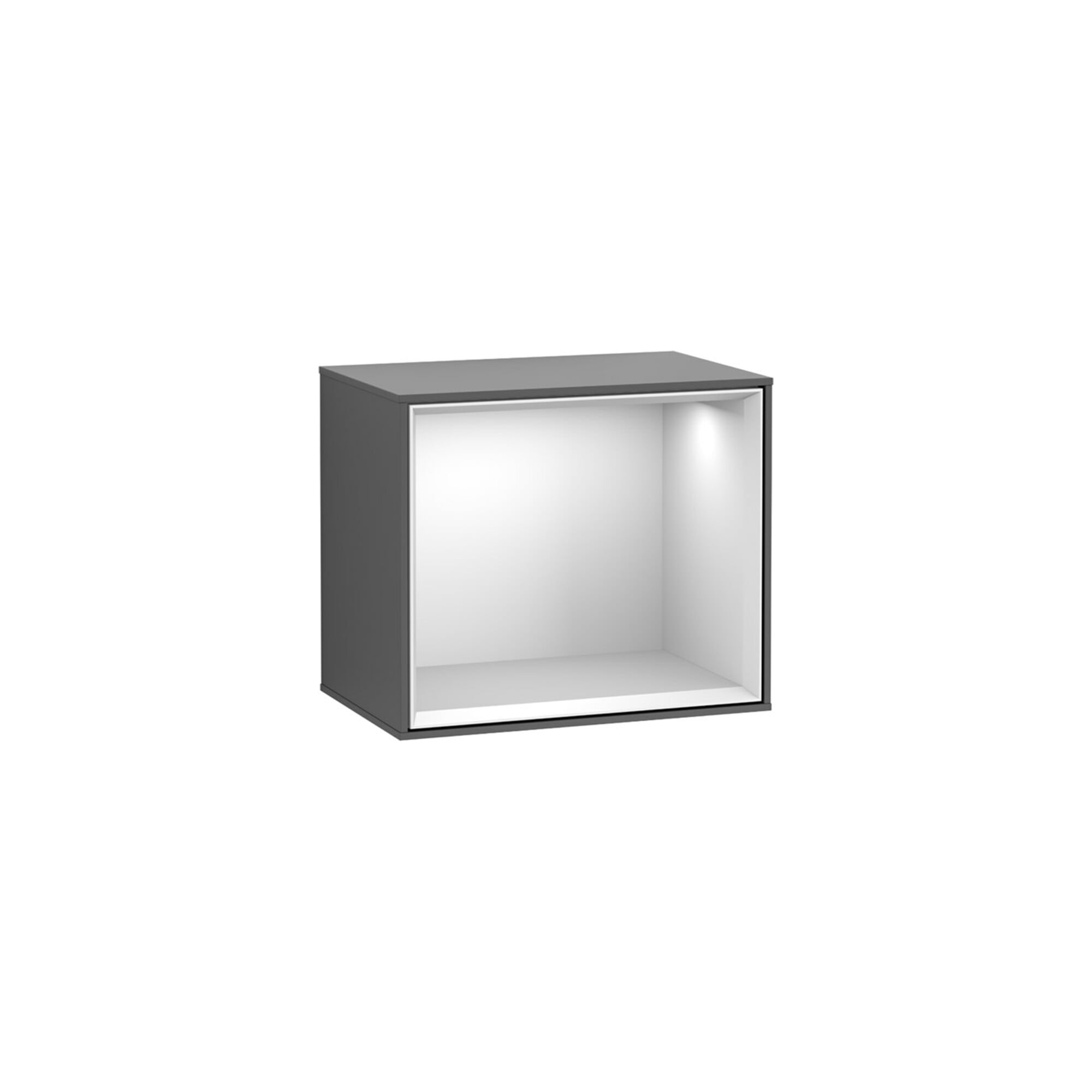 V&B Regalmodul Wandbeleuchtung Finion 41,8x35,6x27cm, Rg si G m La, Anthrac. m ; Villeroy & Boch