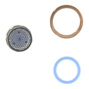 V&B Régulateur de débit 30x30mm, avec joint, bronze