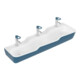 V&B Reihenwaschtisch O.NOVO KIDS 130x43cm, f 3x 1-L. Arm, o ÜL, Ocean bl.-1