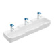 V&B Reihenwaschtisch O.NOVO KIDS 130x43cm, f 3x 1-L. Arm, o ÜL, we C-plus-1