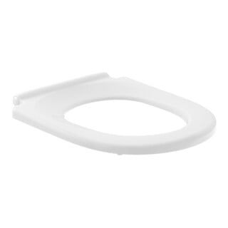 V&B Ringsitz VICARE avec tampons spéciaux, charnière ES, blanc AntiBac