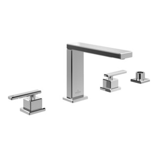V&B Robinet de baignoire à 4 trous Mettlach montage sur pied, chrome