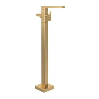 V&B Robinet de baignoire monocommande Mettlach sur pied, or brossé
