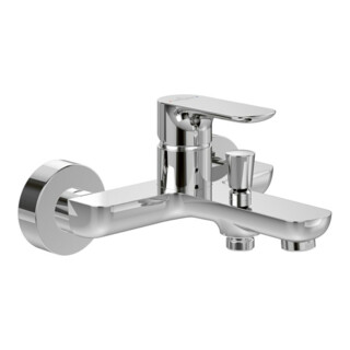 V&B Robinet de baignoire monocommande O.Novo avec inverseur, montage mural, chrome