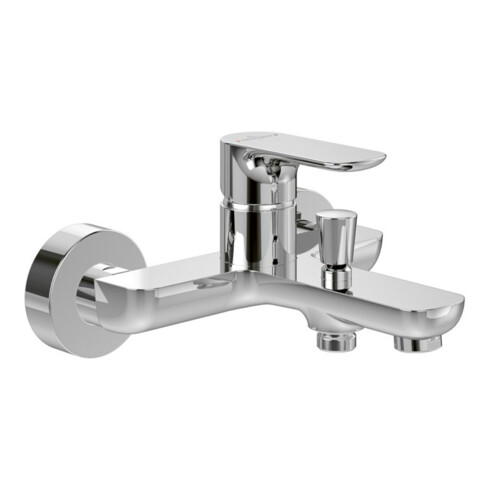 V&B Robinet de baignoire monocommande O.Novo avec inverseur, montage mural, chrome