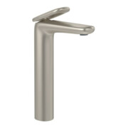 V&B Robinet de lavabo 2 trous ANTAO surélevé, avec vidage poussoir, nickel brossé bleu