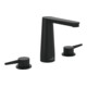 V&B Robinet de lavabo 3 trous Conum sans garniture de vidage, noir mat-1