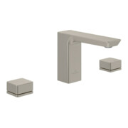 V&B Robinet de lavabo 3 trous Subway 3.0 sortie fixe, sans garniture, nickel brossé bleu