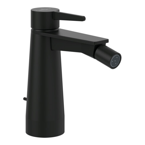 V&B Robinet mitigeur bidet Conum avec vidage à tirette, noir mat
