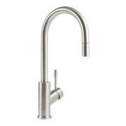 V&B Robinet mitigeur évier Umbrella Flex 11,5 l/min, extractible, acier inox massif