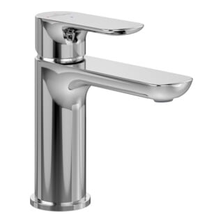 V&B Robinet mitigeur lavabo mono-commande O.Novo démarrage à froid sans garniture de vidage à tige, chrome