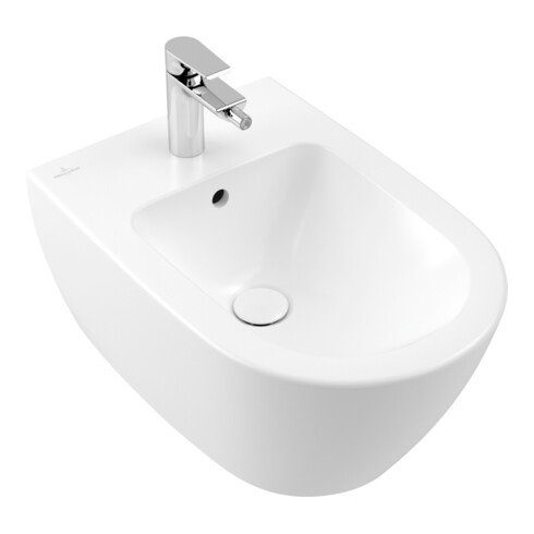 V&B Robinet mitigeur pour bidet Liberty avec vidage à tirette, chrome