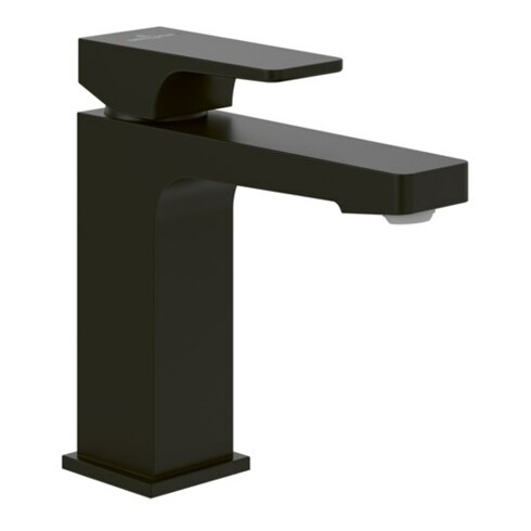 V&B Robinet monocommande pour lavabo ARCHITECTURA SQUARE sans garniture de vidage, noir mat