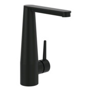 V&B Robinet monocommande pour lavabo Conum avec vidage push-open, noir mat