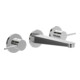 V&B Robinetterie lavabo 3 trous Conum sans garniture de vidage, montage mural, chrome-1
