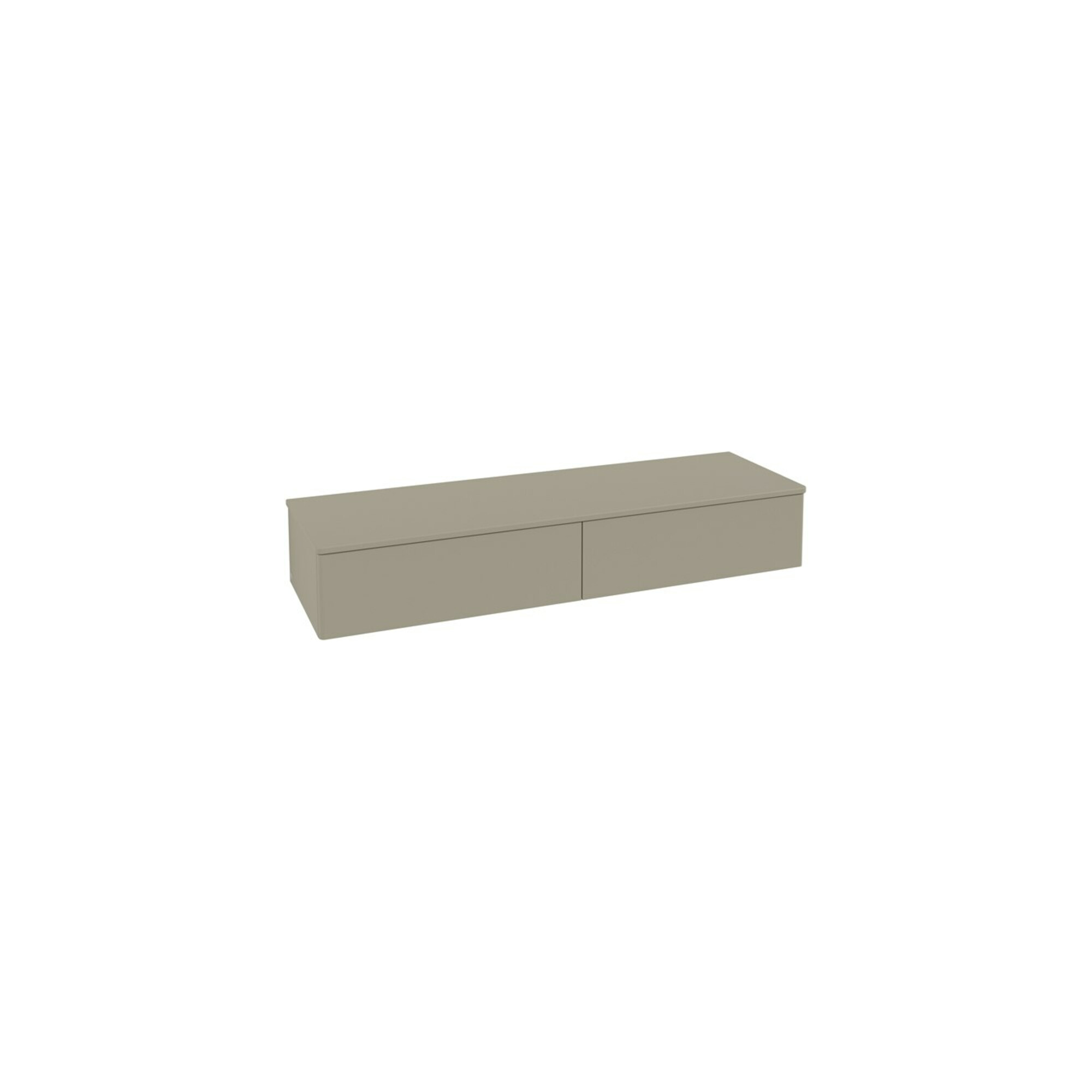 V&B SB mit Frontstruktur, mit Beleuchtung Antao 160x26,8x50cm, WBP botti., wh. m Lac ; Villeroy & Boch