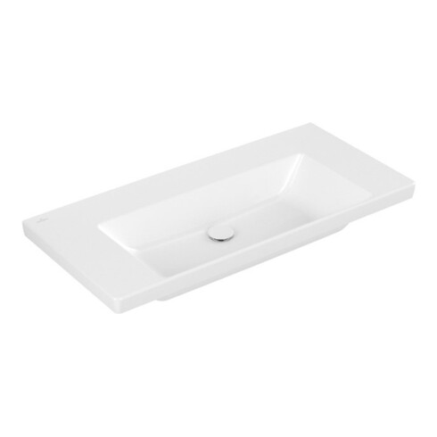 V&B Schrank-Waschtisch Subway 3.0 100x47cm, eck., o. HL/o ÜL, weiß C-plus