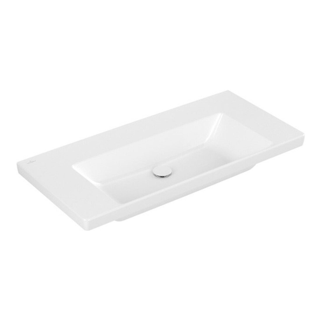 V&B Schrank-Waschtisch Subway 3.0 100x47cm, eck., o. HL/o ÜL, weiß C-plus