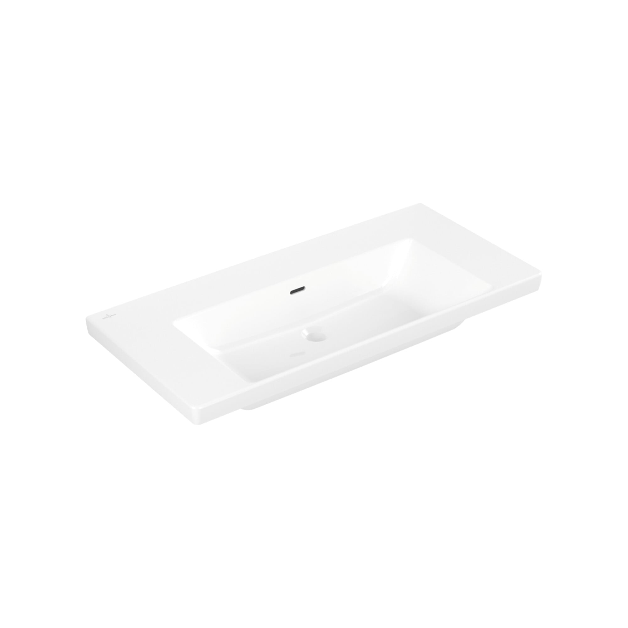 V&B Schrank-Waschtisch Subway 3.0 100x47cm, eckig, mit Überlauf, weiß ; Villeroy & Boch