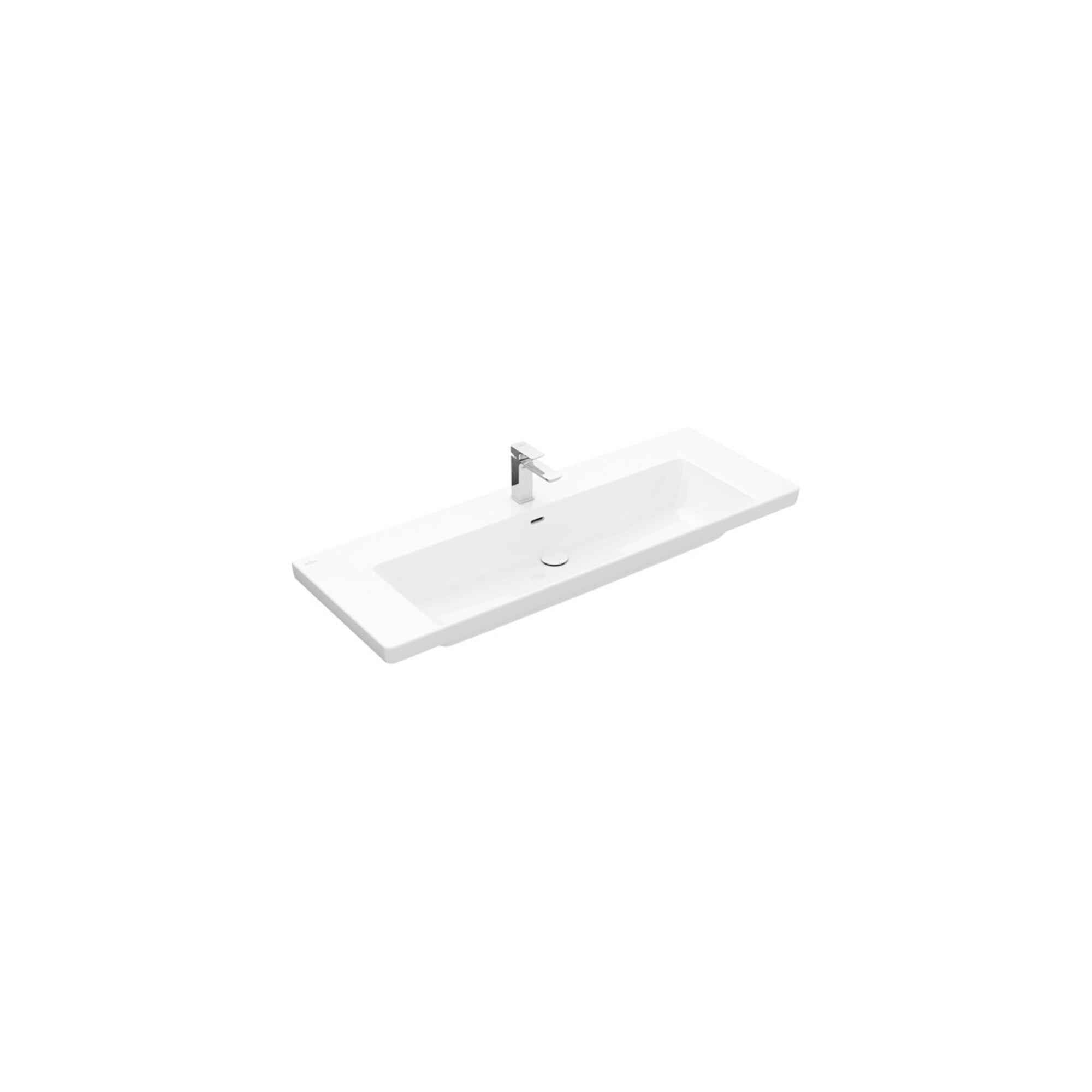 V&B Schrank-Waschtisch Subway 3.0 130x47cm, eck., m 1 HL/mit ÜL, we C-plus ; Villeroy & Boch