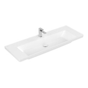 V&B Schrank-Waschtisch Subway 3.0 130x47cm, eck., m 1 HL/o ÜL, st. wh. C+