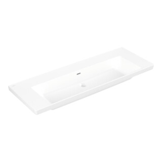 V&B Schrank-Waschtisch Subway 3.0 130x47cm, eck., m ÜL, stone white C-plus