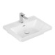 V&B Schrank-Waschtisch Subway 3.0 60x47cm, eck., m 1 HL/mit ÜL, we C-plus-1