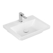 V&B Schrank-Waschtisch Subway 3.0 60x47cm, eck., m 1 HL/o ÜL, st. wh. C+