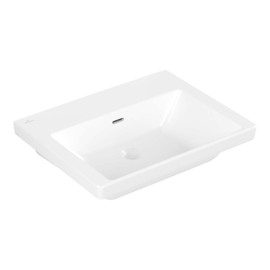 V&B Schrank-Waschtisch Subway 3.0 60x47cm, eck., m ÜL, stone white C-plus