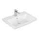 V&B Schrank-Waschtisch Subway 3.0 65x47cm, eck., m 1 HL/mit Überlauf, weiß